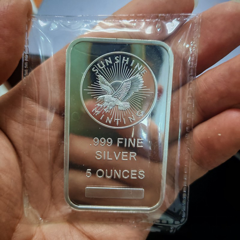 Barra de Plata de 5 Oz con Dis - Art Craft Bar reseña y precio
