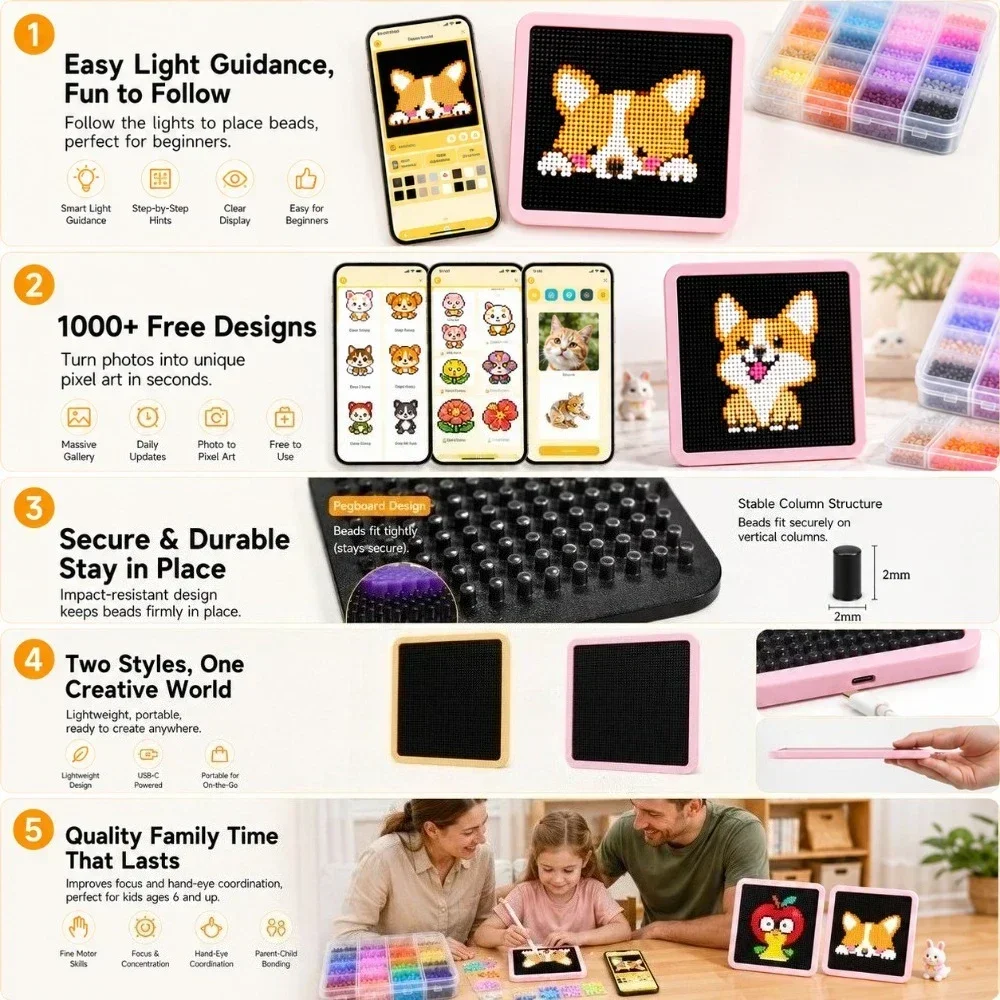 Tablero de Luces LED Inteligen - Art Craft Kit reseña y precio